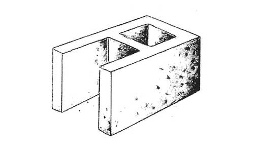 Concrete Block Regalstone 10x8x16 Open End Standard