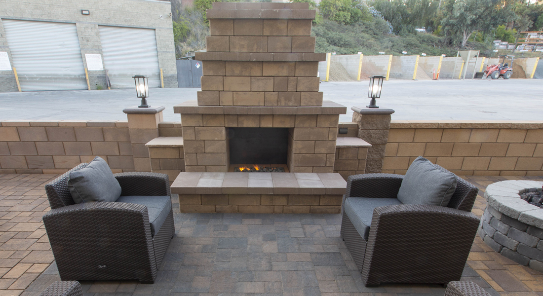 Stonegate Outdoor Fireplace Kit
