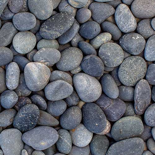 Black Beach Pebble Small Rock Ground Cover