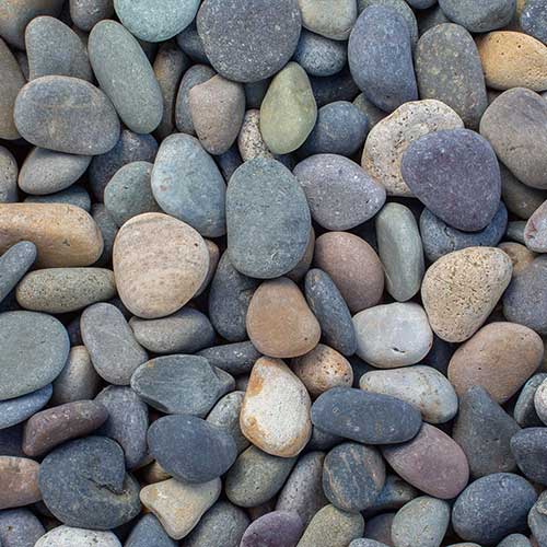 Mixed Beach Pebble Small Rock Ground Cover