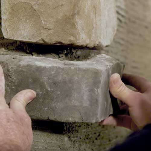 Installing the Stone Veneer