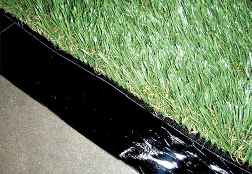 Securing Seams with Turf Tape
