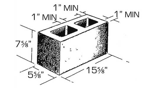 Concrete Block Precision 6x8x16 Standard