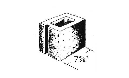 Concrete Block Precision 6x8x8 Half