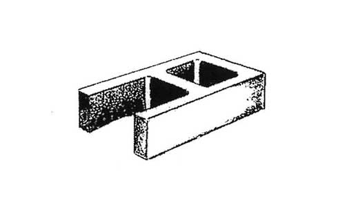 Concrete Block Regalstone 8x4x16 Open End Standard