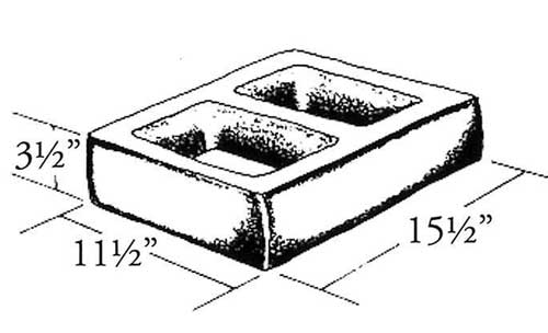 Concrete Block Slump 12x4x16 Standard