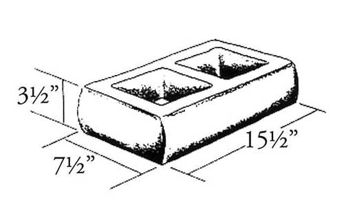 Concrete Block Slump 8x4x16 Standard