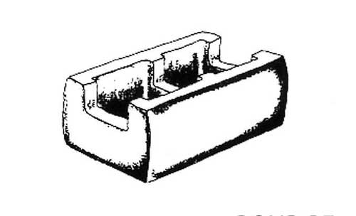 Concrete Block Slump 8x6x16 Bond Beam