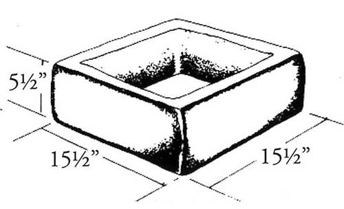 Concrete Block Slump Column 16x6x16