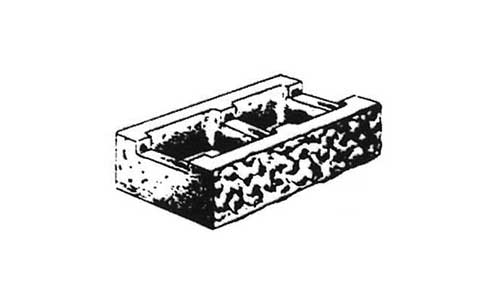 Concrete Block Splitface 8x4x16 Bond Beam