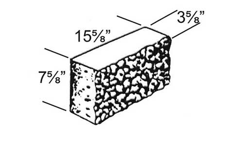 Concrete Block Splitface 4x8x16 Veneer