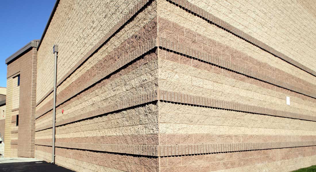 Splitface Concrete Blocks Rcp Block Brick - Split Face Block Wall Details