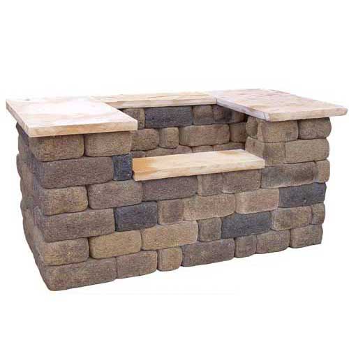 Country Manor Bbq Island Kit Rcp, Outdoor Brick Barbecue Kit