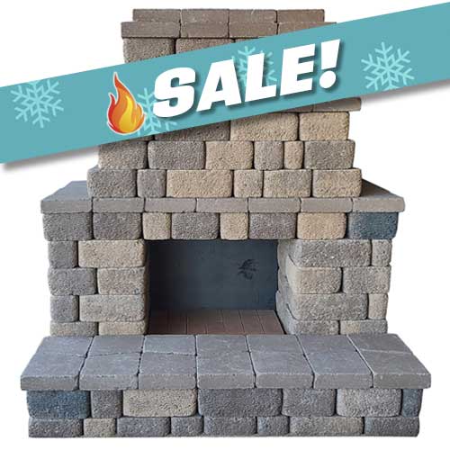 Bella Vista Country Manor Outdoor Fireplace Kit