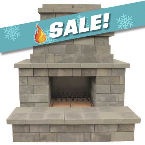 Bella Vista Stonegate Outdoor Fireplace Kit
