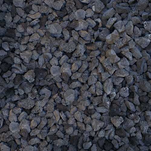 Black Cinder Small Rock Ground Cover