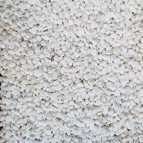 Ice White Tumbled Small Rock Ground Cover