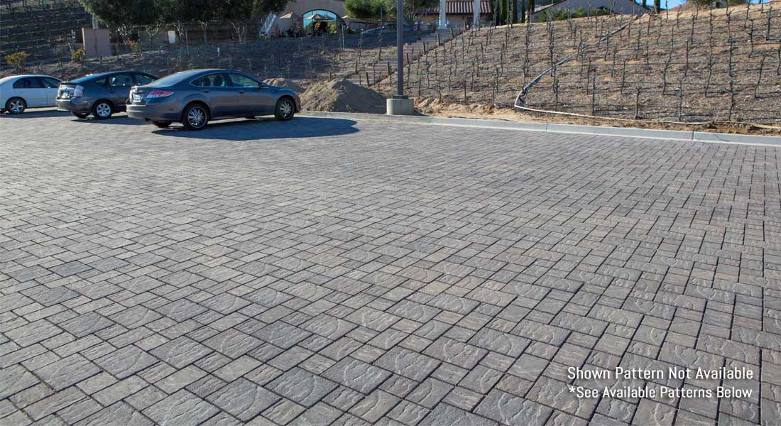 Bella Vista HydroLogic Permeable Concrete Paver Parking Lot