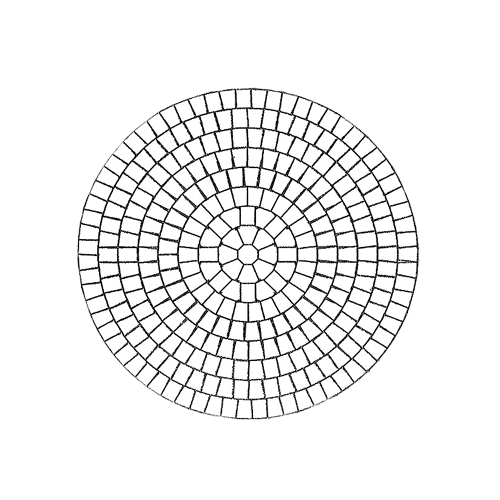 Concrete Paver Circle Pattern Full Circle