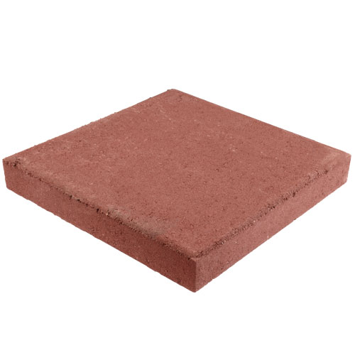 16in Smooth Red Stepping Stone