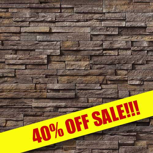 Umber Creek Alpine Ledgestone Manufactured Thin Stone Veneer