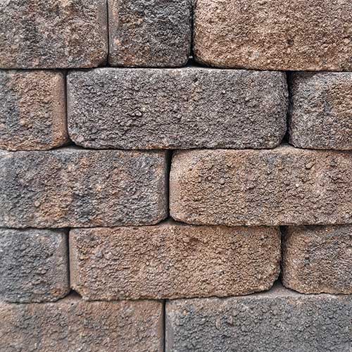 Keystone Country Cottage Charcoal Brown Retaining Wall Blocks