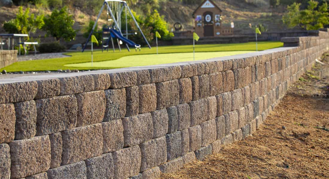 Keystone Retaining Wall Blocks Country Manor Freestanding Wall