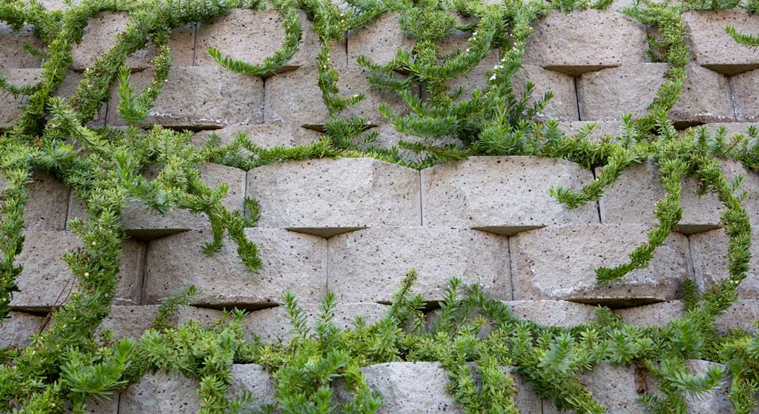 Keystone Retaining Wall Blocks Planter Unit Plantable Wall