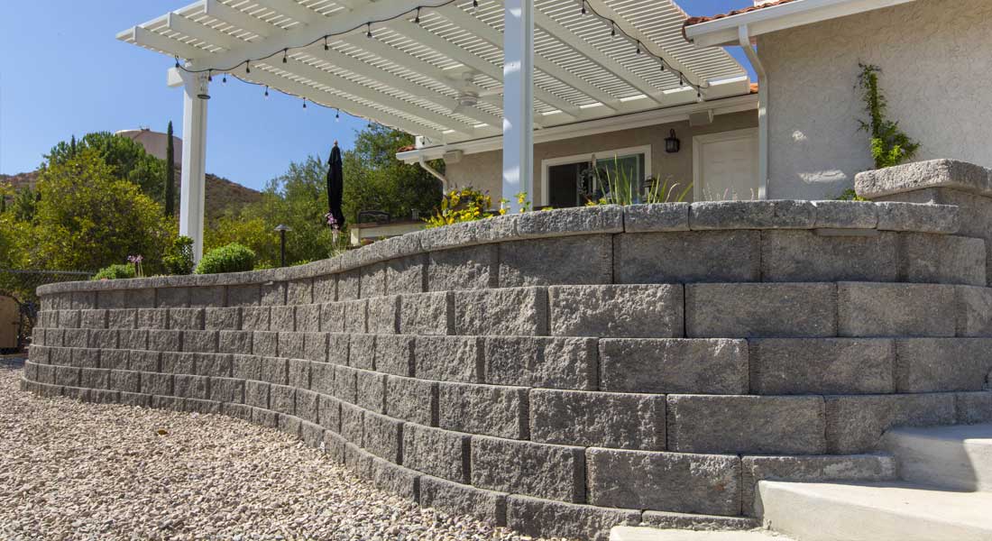 Bella Vista Retaining Wall Blocks Ridgestone Landscape Wall