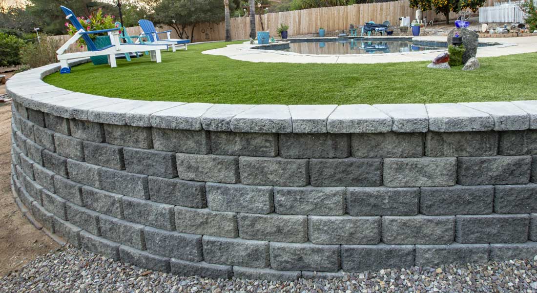 Bella Vista Retaining Wall Blocks Ridgestone Retaining Wall Pool