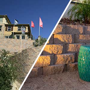 Structural retaining wall vs landscape retaining wall